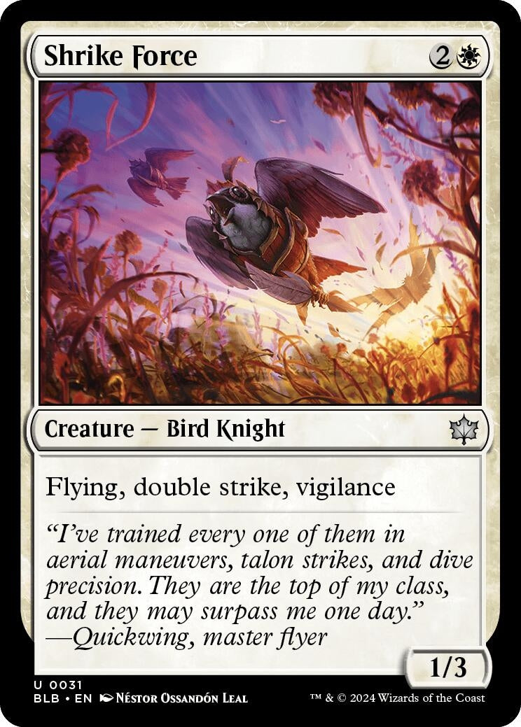 Image for Shrike Force (31) (BLB) - Magic: The Gathering