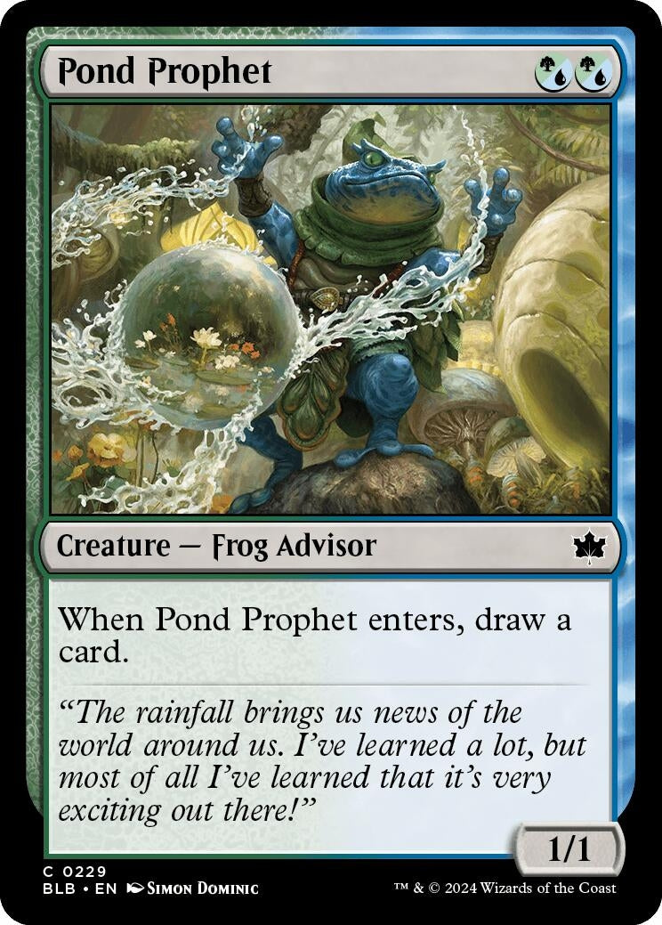 Image for Pond Prophet (229) (BLB) - Magic: The Gathering