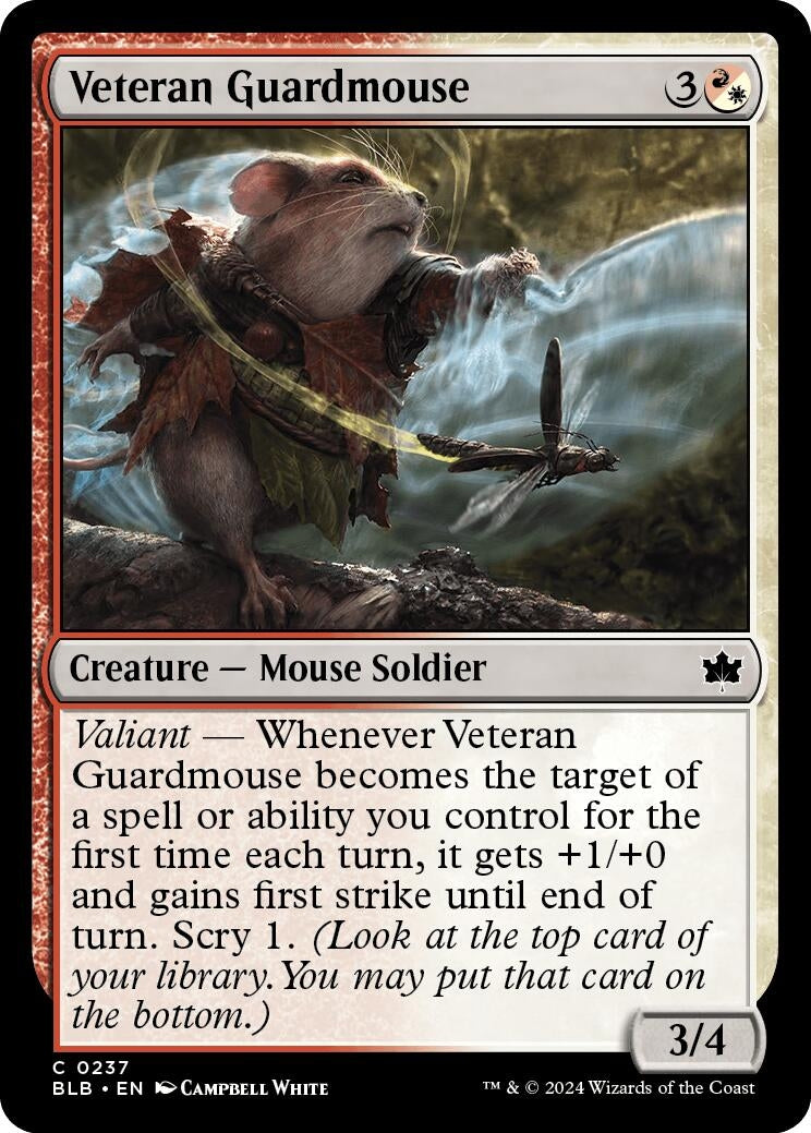 Image for Veteran Guardmouse (237) (BLB) - Magic: The Gathering