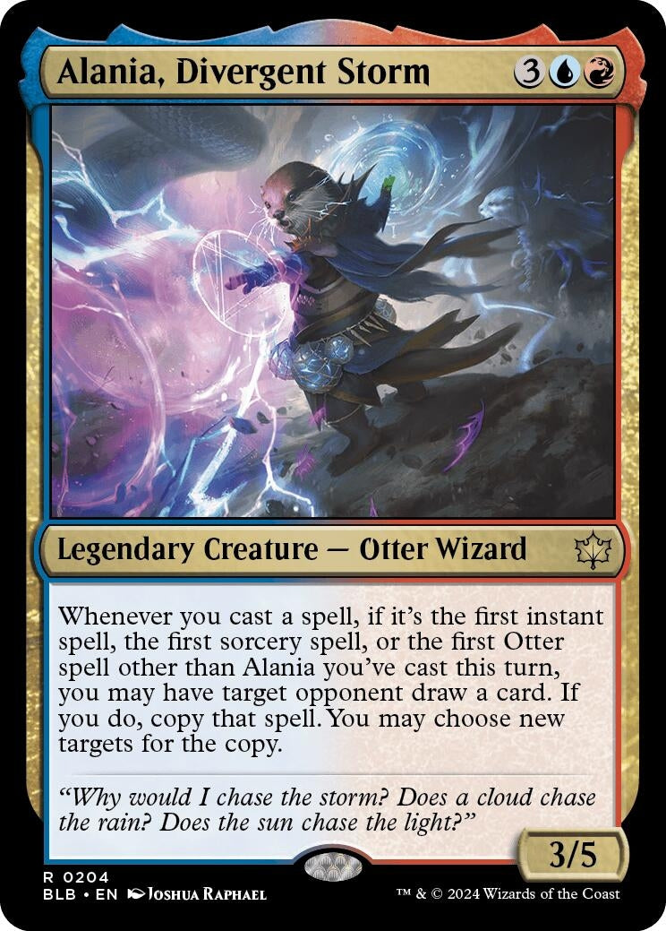 Image for Alania, Divergent Storm (204) (BLB) - Magic: The Gathering