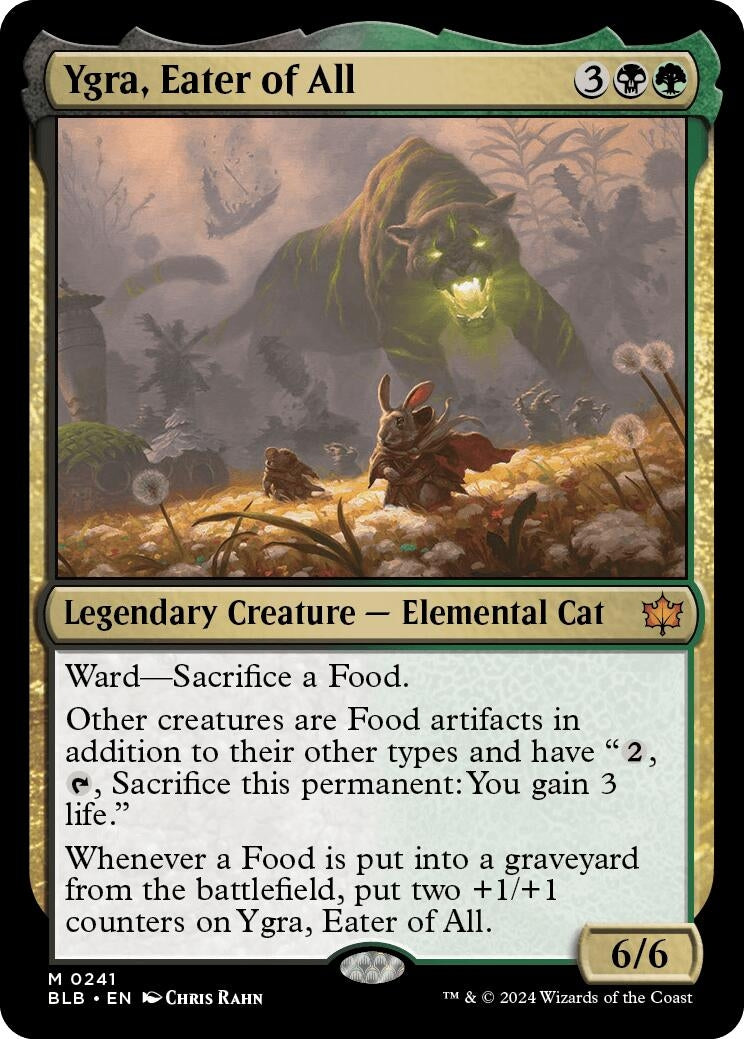 Image for Ygra, Eater of All (241) (BLB) - Magic: The Gathering