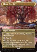 Image for Three Tree City (Borderless) (0339) (339) (BLB) - Magic: The Gathering