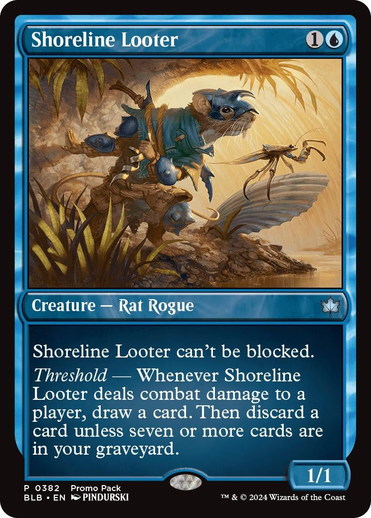 Image for Shoreline Looter (382) (PPBLB) - Magic: The Gathering