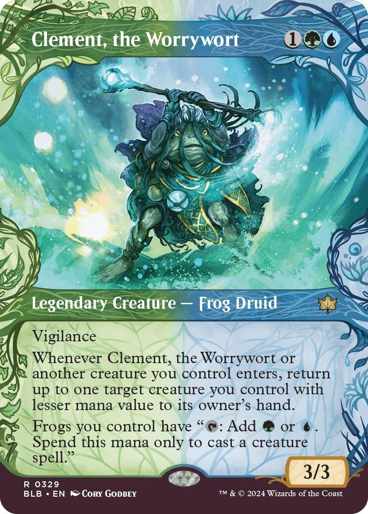 Image for Clement, the Worrywort (Showcase) (329) (BLB) - Magic: The Gathering