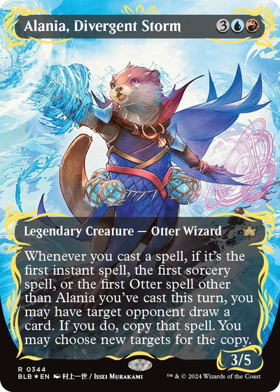 Alania, Divergent Storm (Borderless) (Raised Foil) (344) (BLB)