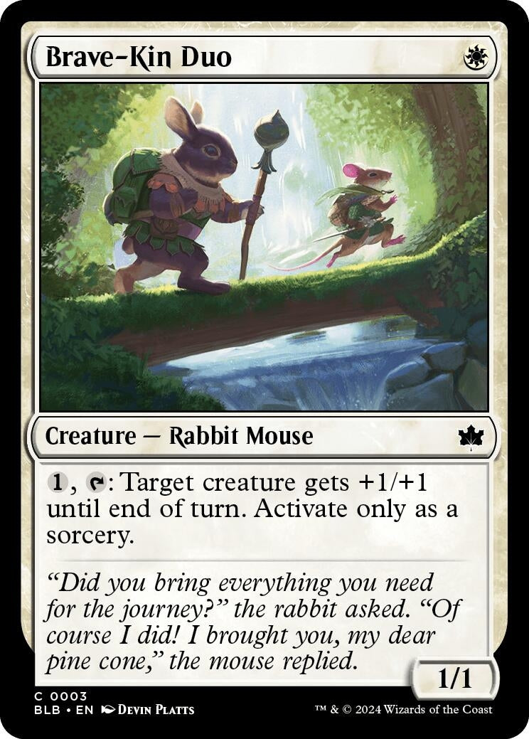 Image for Brave-Kin Duo (3) (BLB) - Magic: The Gathering