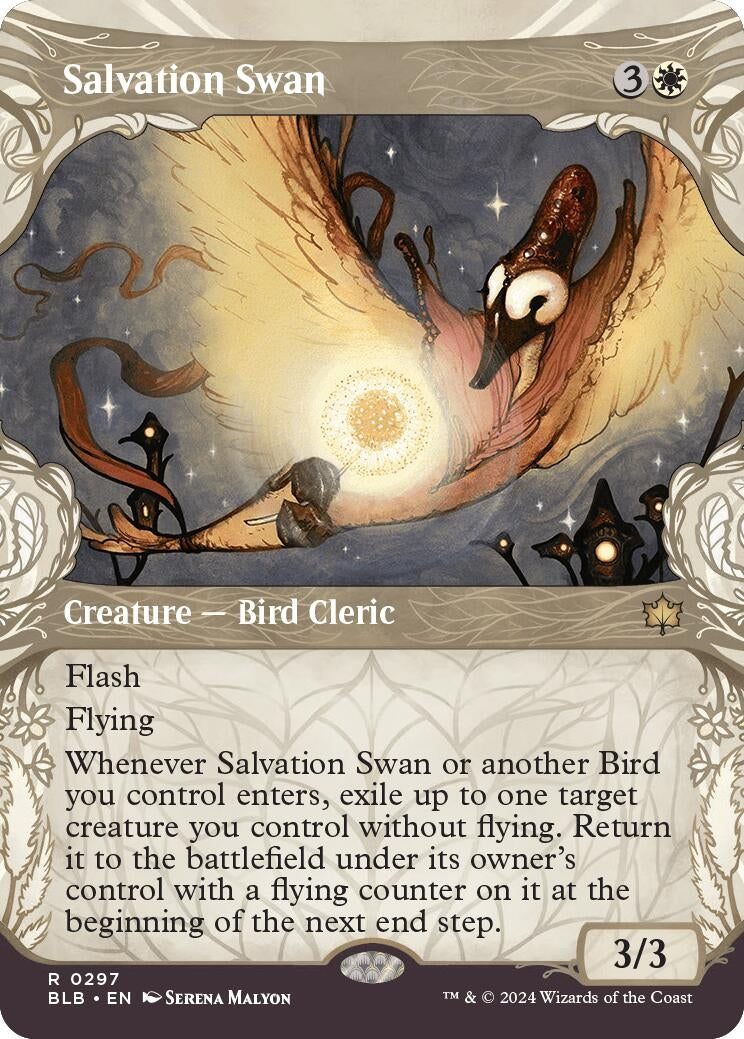 Image for Salvation Swan (Showcase) (297) (BLB) - Magic: The Gathering
