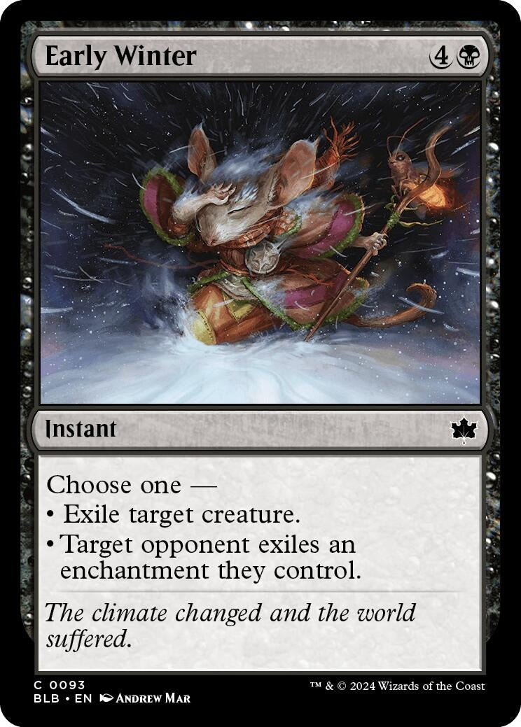 Image for Early Winter (93) (BLB) - Magic: The Gathering