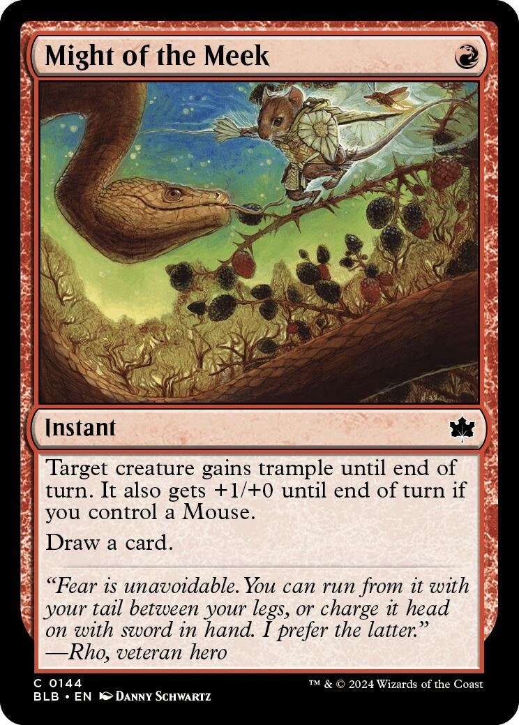 Image for Might of the Meek (144) (BLB) - Magic: The Gathering
