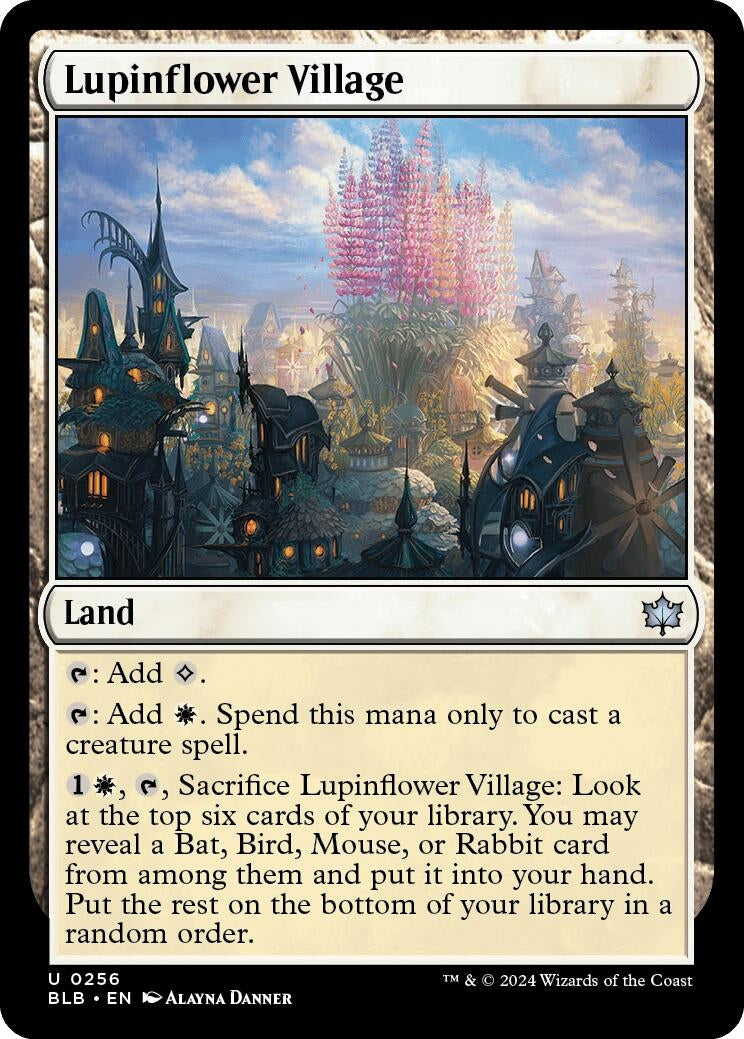 Image for Lupinflower Village (256) (BLB) - Magic: The Gathering