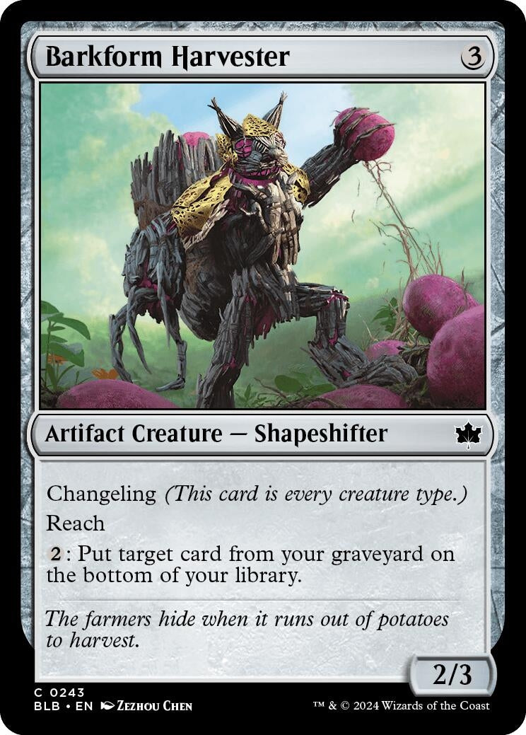 Image for Barkform Harvester (243) (BLB) - Magic: The Gathering