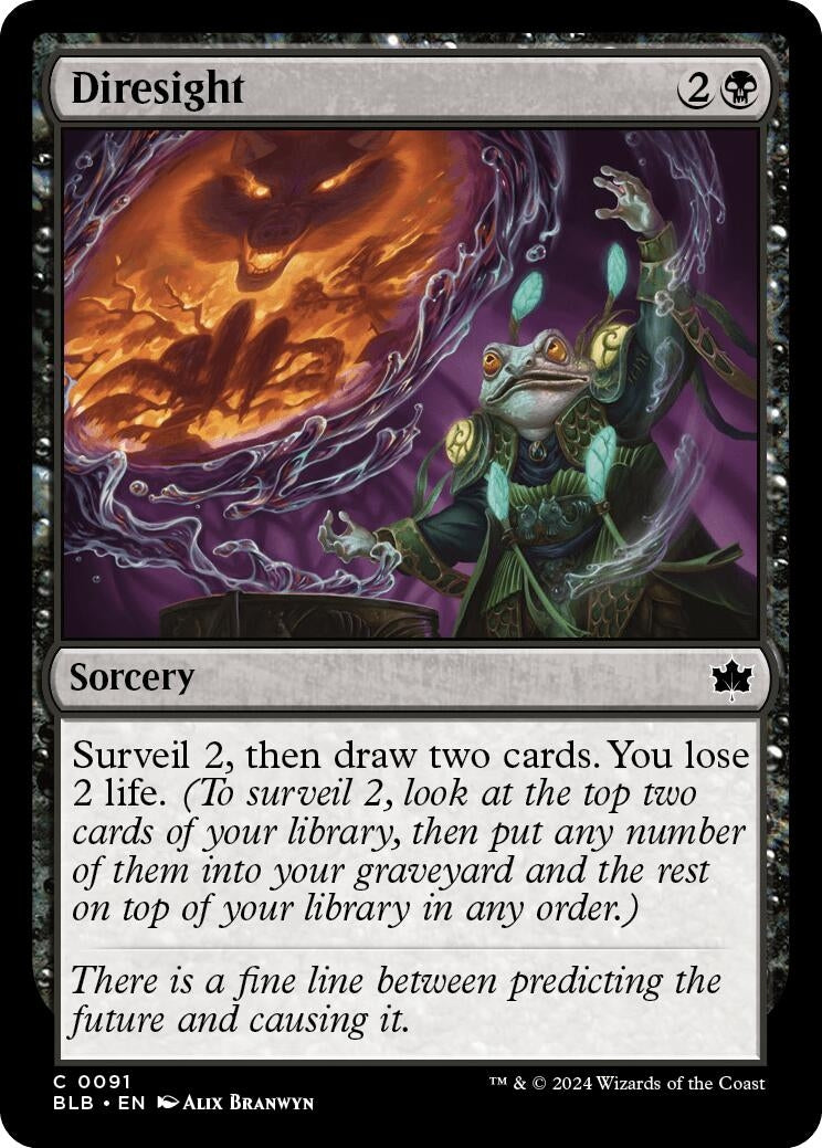 Image for Diresight (91) (BLB) - Magic: The Gathering