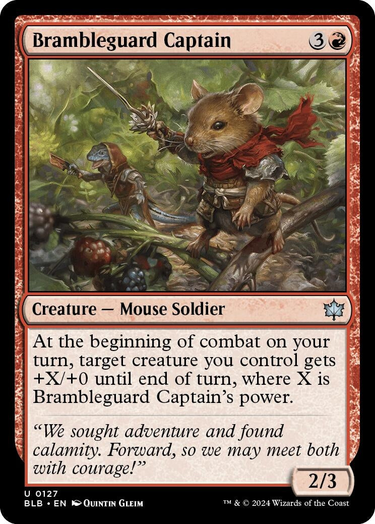 Image for Brambleguard Captain (127) (BLB) - Magic: The Gathering