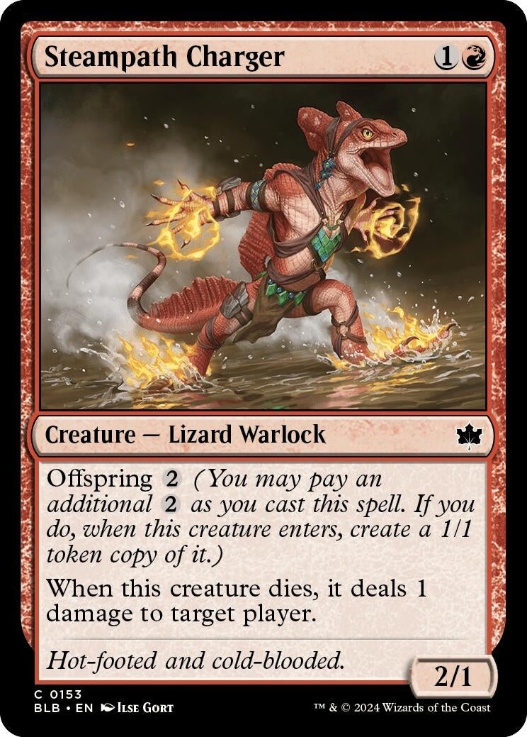 Image for Steampath Charger (153) (BLB) - Magic: The Gathering