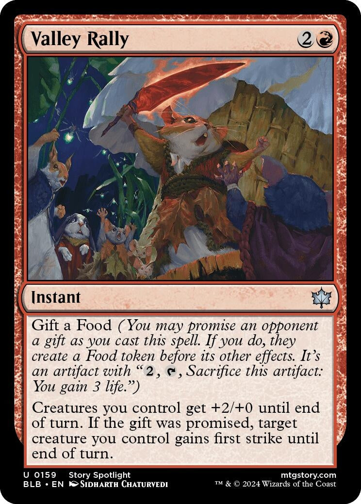 Image for Valley Rally (159) (BLB) - Magic: The Gathering