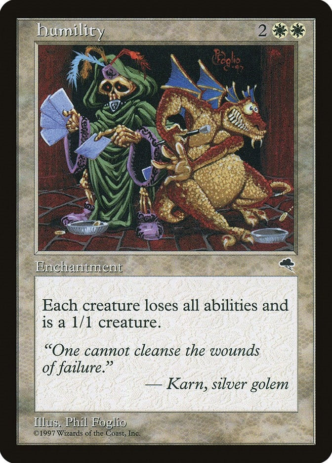 Image for Humility (24) (TMP) - Magic: The Gathering