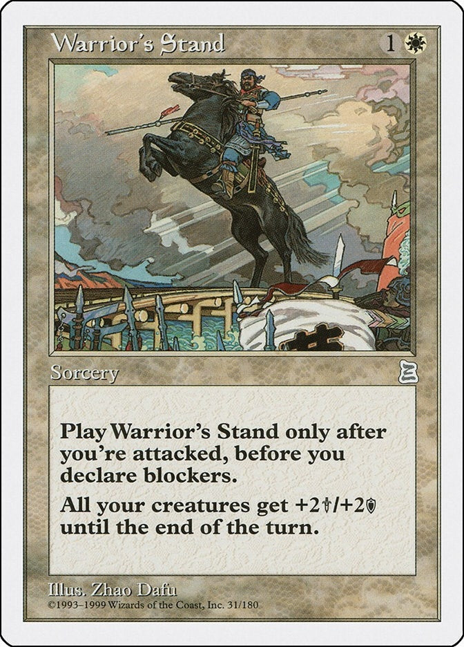 Image for Warrior's Stand (31) (PTK) - Magic: The Gathering