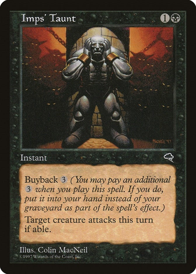 Image for Imps' Taunt (138) (TMP) - Magic: The Gathering