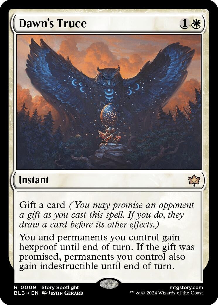 Image for Dawn's Truce (9) (BLB) - Magic: The Gathering