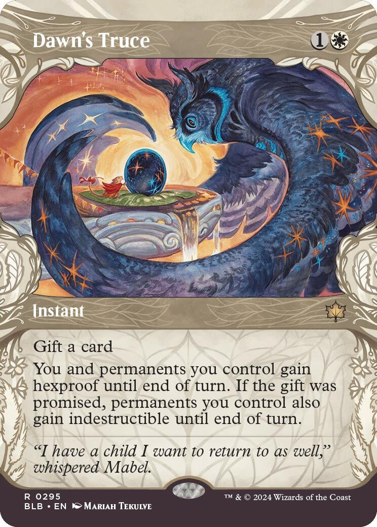 Image for Dawn's Truce (Showcase) (295) (BLB) - Magic: The Gathering