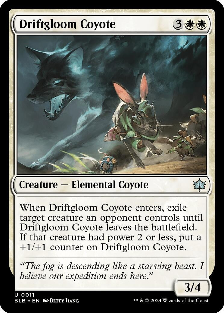 Image for Driftgloom Coyote (11) (BLB) - Magic: The Gathering
