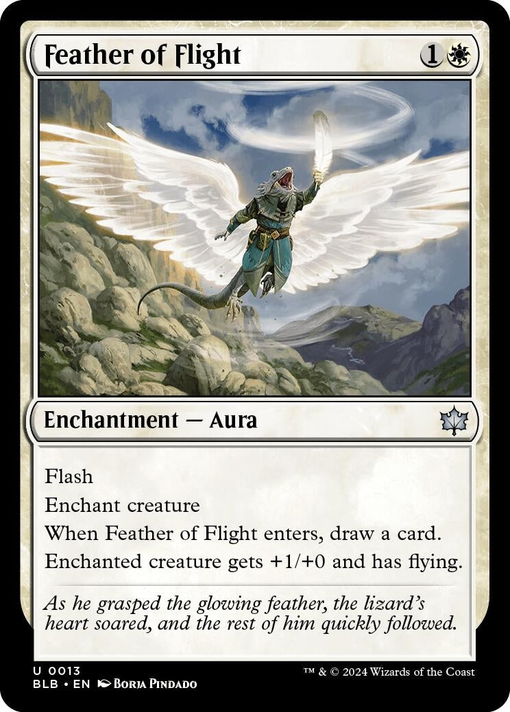 Image for Feather of Flight (13) (BLB) - Magic: The Gathering