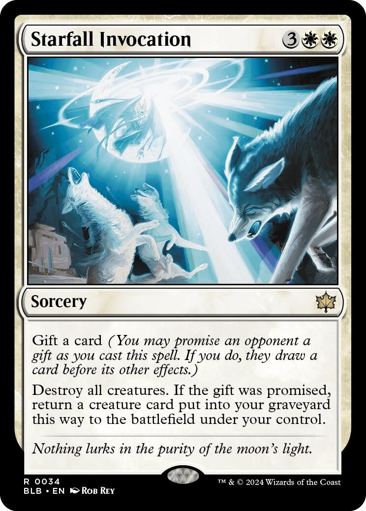 Image for Starfall Invocation (34) (BLB) - Magic: The Gathering