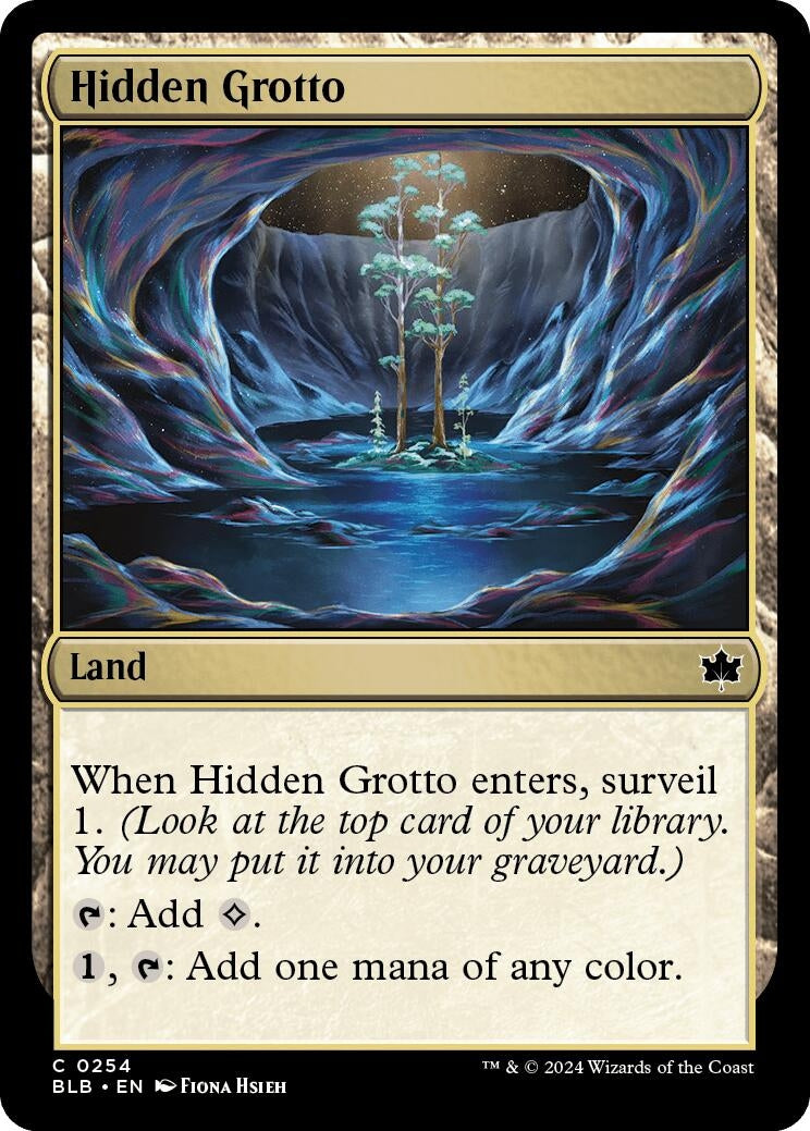 Image for Hidden Grotto (254) (BLB) - Magic: The Gathering