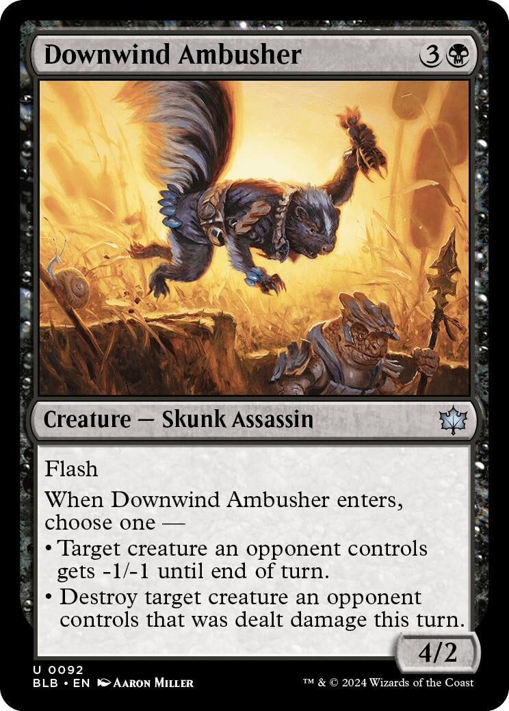 Image for Downwind Ambusher (92) (BLB) - Magic: The Gathering