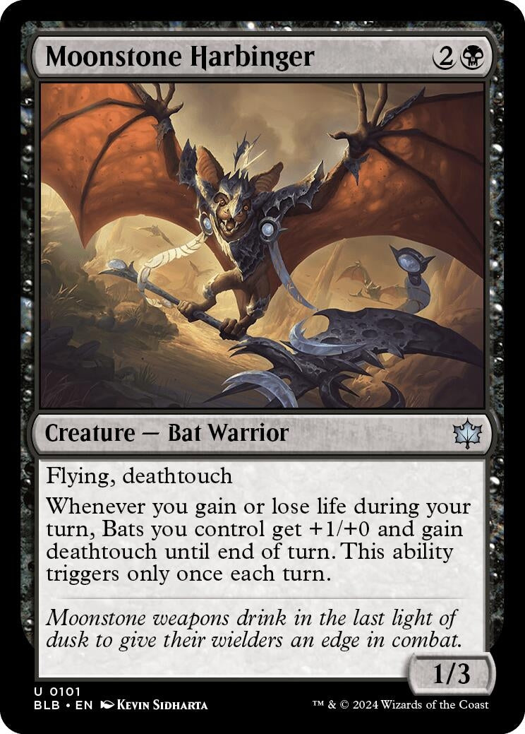 Image for Moonstone Harbinger (101) (BLB) - Magic: The Gathering