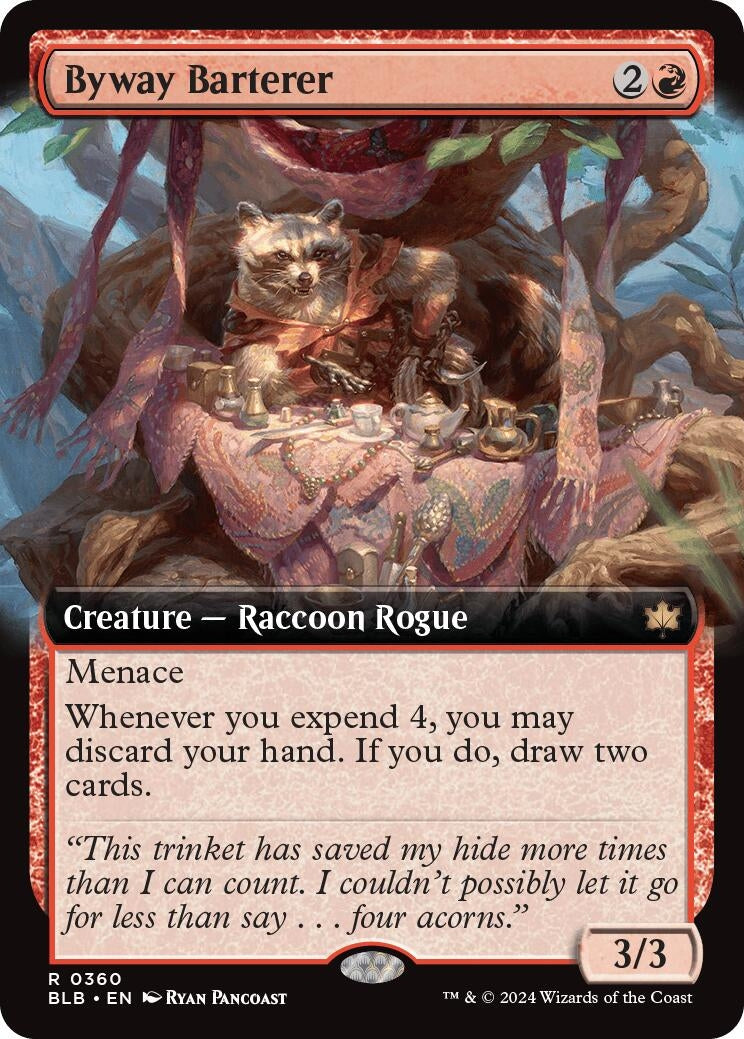 Image for Byway Barterer (Extended Art) (360) (BLB) - Magic: The Gathering