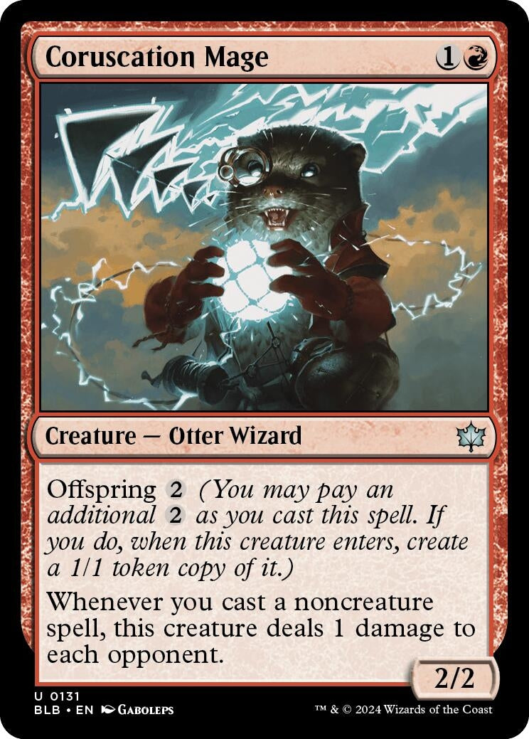 Image for Coruscation Mage (131) (BLB) - Magic: The Gathering