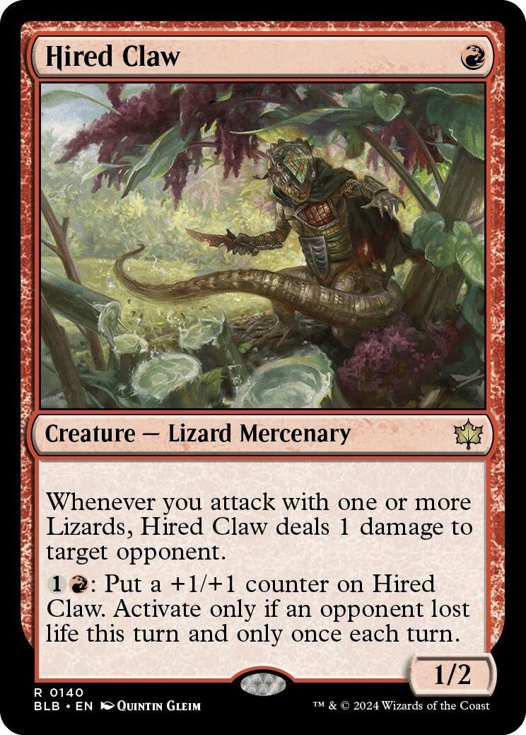 Image for Hired Claw (140) (BLB) - Magic: The Gathering