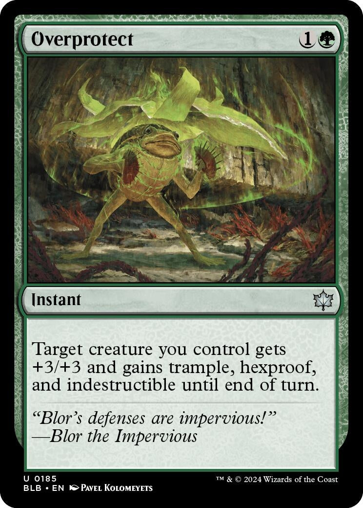 Image for Overprotect (185) (BLB) - Magic: The Gathering