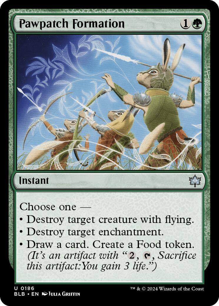 Image for Pawpatch Formation (186) (BLB) - Magic: The Gathering