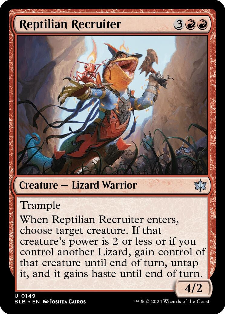 Image for Reptilian Recruiter (149) (BLB) - Magic: The Gathering