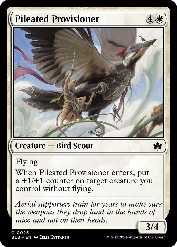 Image for Pileated Provisioner (25) (BLB) - Magic: The Gathering