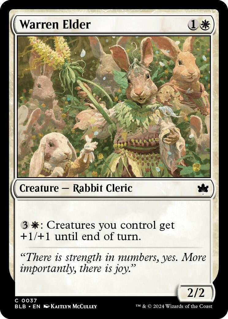 Image for Warren Elder (37) (BLB) - Magic: The Gathering