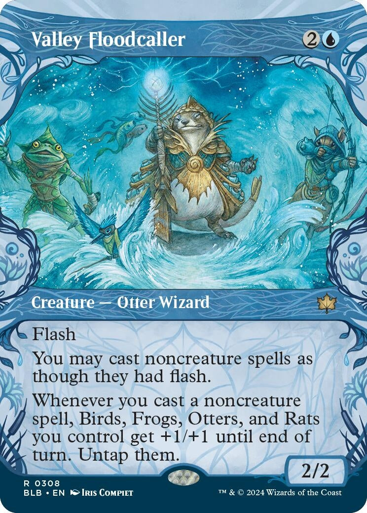 Image for Valley Floodcaller (Showcase) (308) (BLB) - Magic: The Gathering