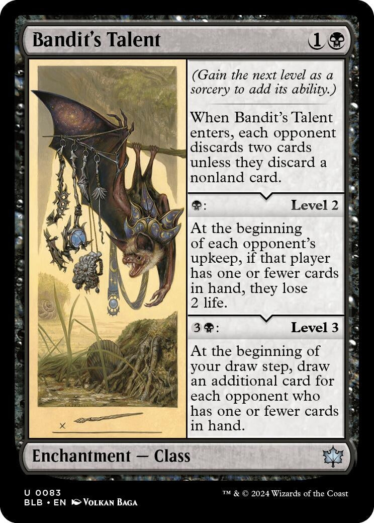 Image for Bandit's Talent (83) (BLB) - Magic: The Gathering