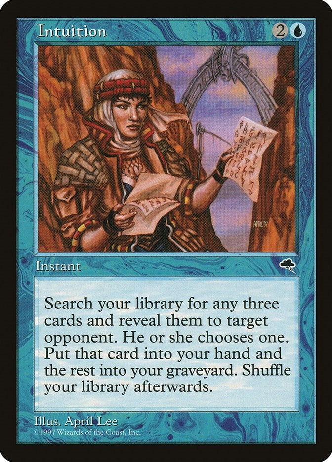 Image for Intuition (70) (TMP) - Magic: The Gathering