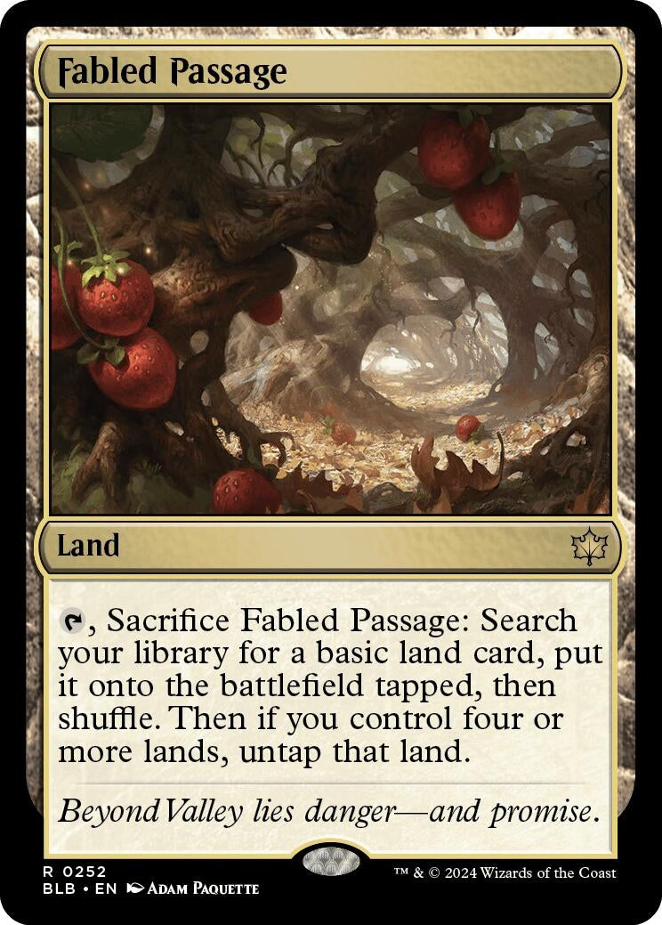 Image for Fabled Passage (252) (BLB) - Magic: The Gathering