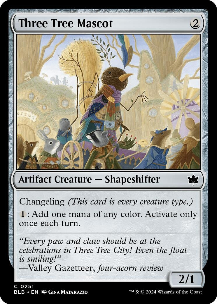 Image for Three Tree Mascot (251) (BLB) - Magic: The Gathering