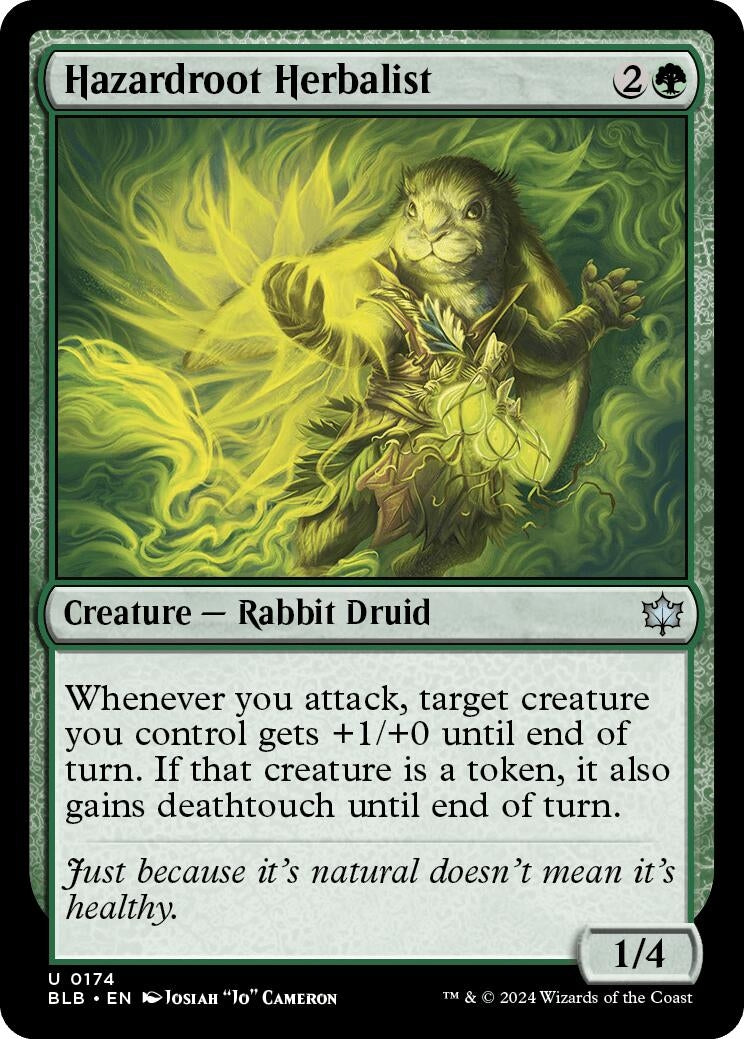 Image for Hazardroot Herbalist (174) (BLB) - Magic: The Gathering