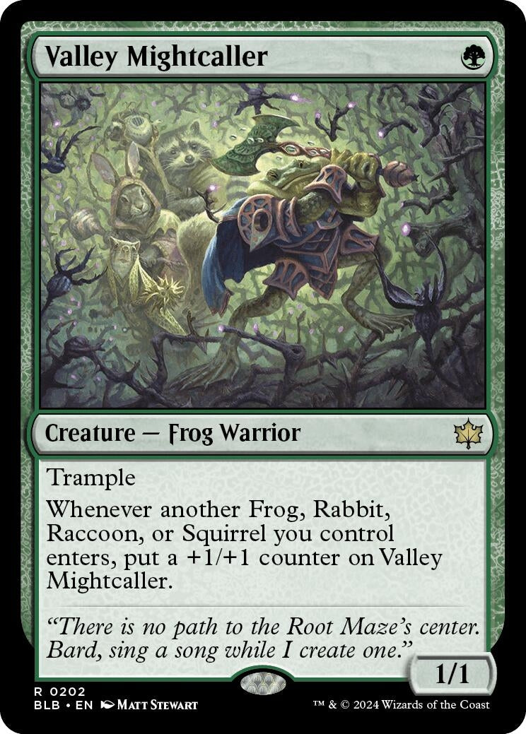 Image for Valley Mightcaller (202) (BLB) - Magic: The Gathering