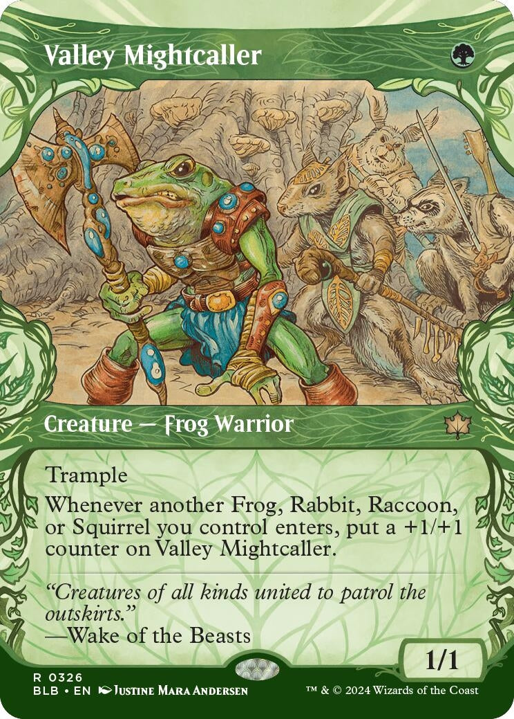Image for Valley Mightcaller (Showcase) (326) (BLB) - Magic: The Gathering