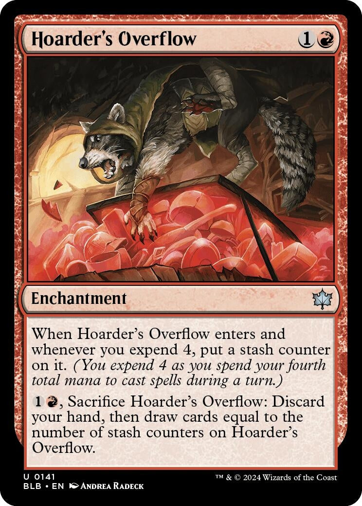 Image for Hoarder's Overflow (141) (BLB) - Magic: The Gathering