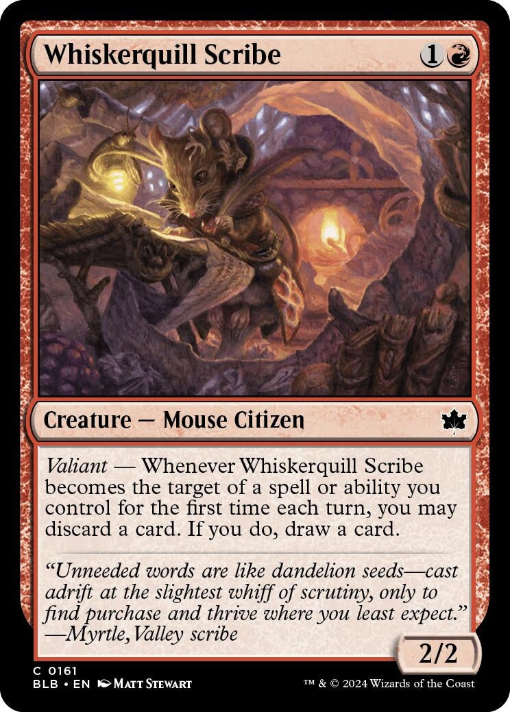 Image for Whiskerquill Scribe (161) (BLB) - Magic: The Gathering