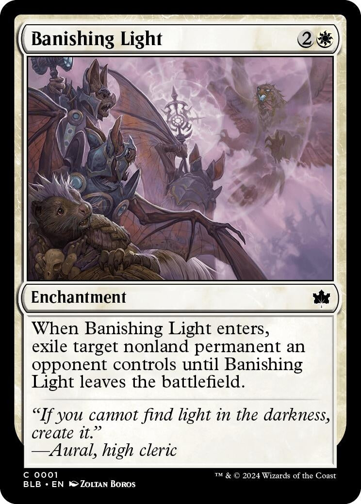 Image for Banishing Light (1) (BLB) - Magic: The Gathering