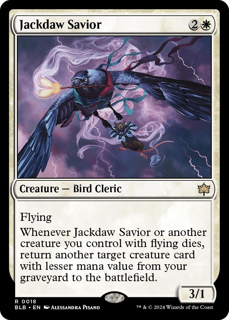 Image for Jackdaw Savior (18) (BLB) - Magic: The Gathering